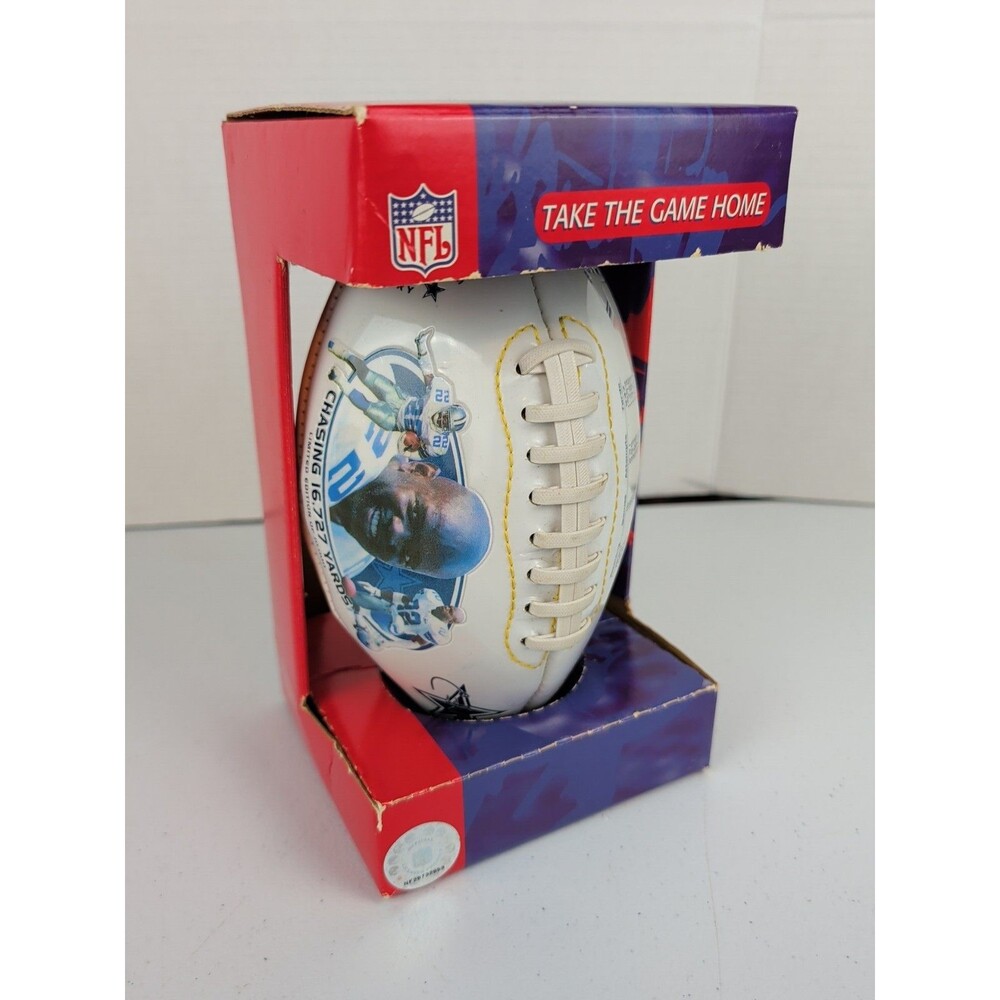 Emmitt Smith NFL All-Time Rushing Leader Limited Edition Football